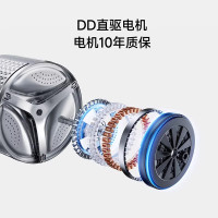 [自营]米家小米洗衣机10kg洗烘一体机超净洗冰白10公斤大容量全自动滚筒超薄全嵌智能互联蒸汽除菌螨一键智能洗