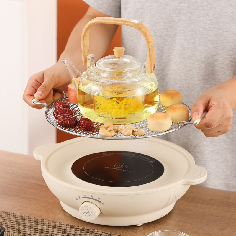 厨创妈咪(kitchen mommy)家用围炉煮茶电陶炉煮茶器迷你泡茶炉KT-DT-1306 乳白色高清大图