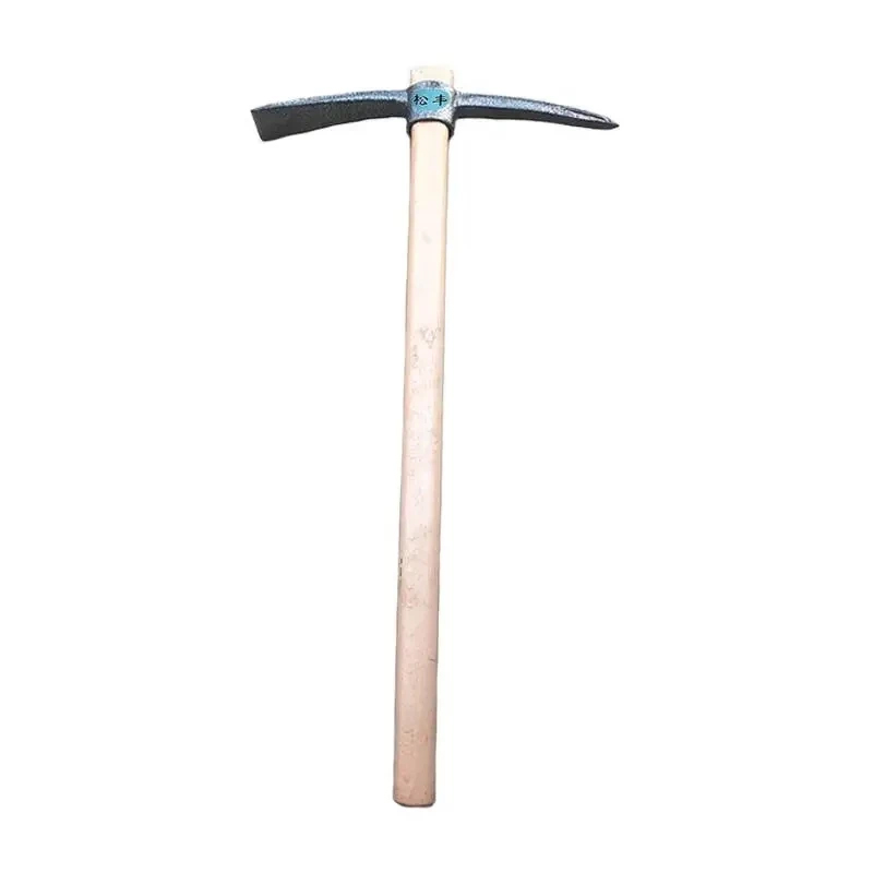松丰 洋镐铁镐十字镐尖镐(木柄)84*54cm 根高清大图