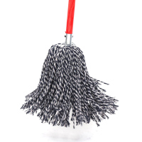 普通拖把 棉线老式拖把 家用棉布墩布懒人拖把 木头钢丝扎拧棉拖把 (棉线款)