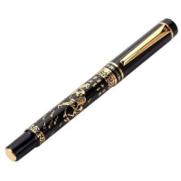 英雄(HERO)钢笔 9063 八骏图铱金笔(明尖)0.5mm 1支礼盒装 练字书法商务办公送礼墨水笔