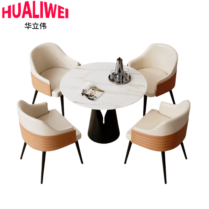 华立伟洽谈桌椅组合60CM套