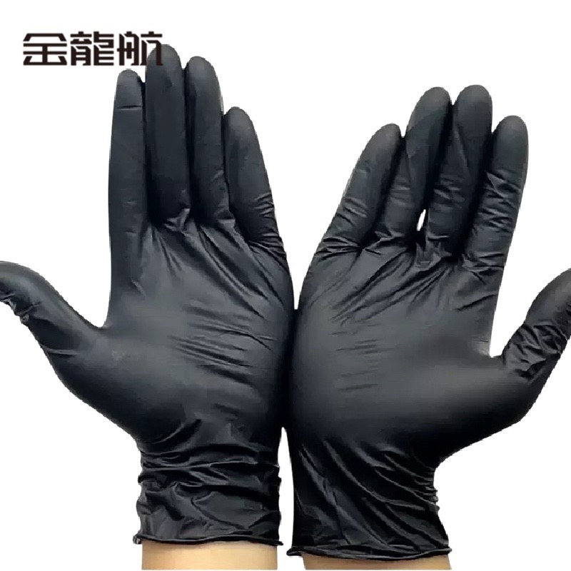 金龙航 一次性丁腈手套 100条均码/包高清大图