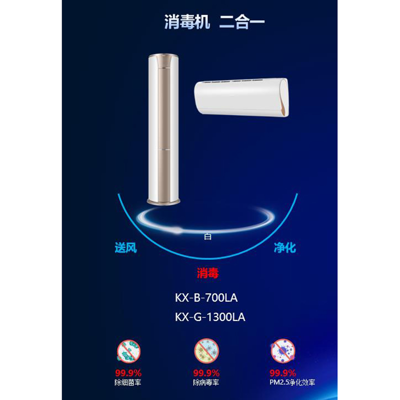 海尔柜式空气消毒机KX-G-1300LA