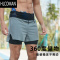 HLCOMAN运动短裤男速干腰包马拉松越野跑步三分裤冰丝内衬健身田径训练裤
