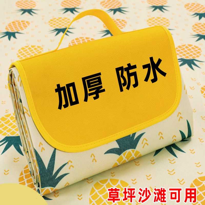 户外野餐垫闪电客防潮垫便携春游垫子加厚防水野外露营地垫草坪铺垫餐布