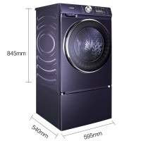 容声 REAL T50 滚筒洗衣机全自动 10KG洗烘一体 直驱变频 微蒸空气洗 XQG100-ND146YDI (不含