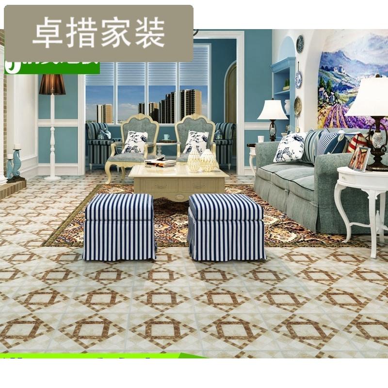 PVC地板胶 宿舍地板自粘免胶地板胶家用塑料地板贴纸加厚耐磨防水壹德壹高清大图