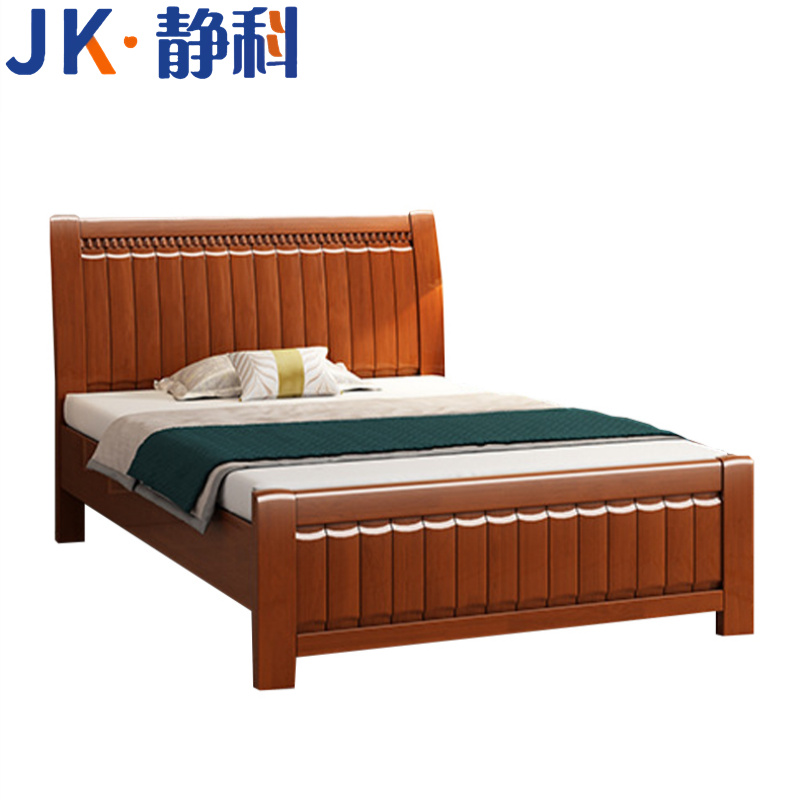 静科单人床+床垫900*1900*960mm套高清大图