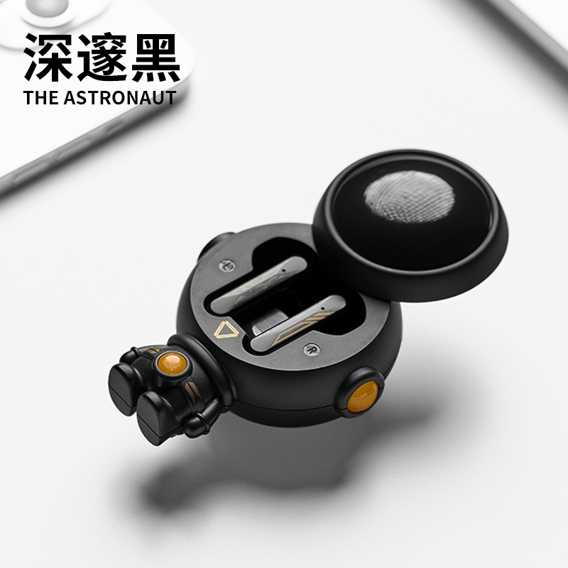 太空外星人蓝牙耳机真无线高音质运动半入耳式