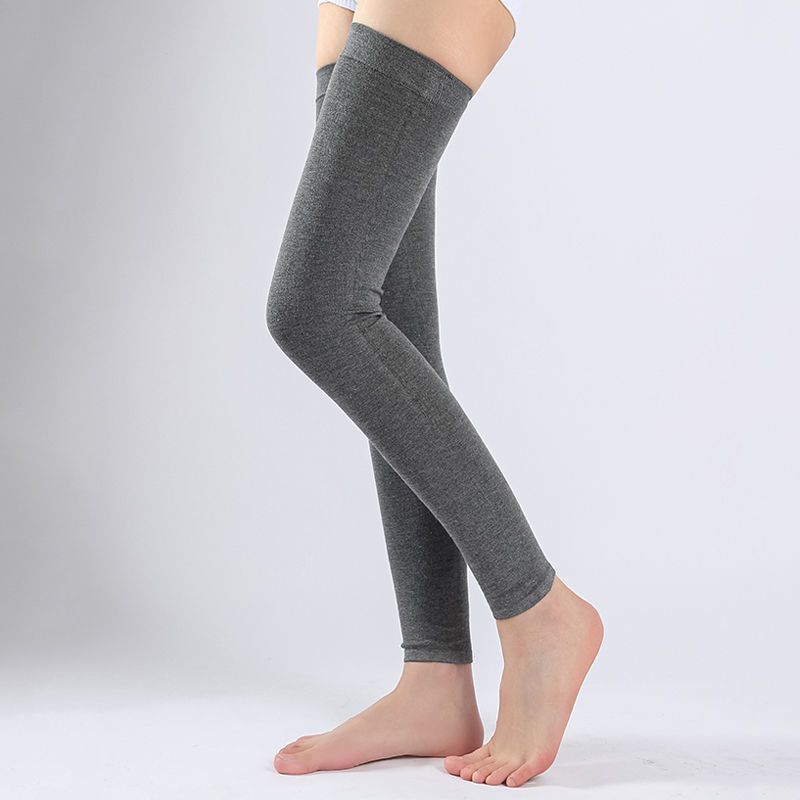 棉护腿护膝长筒套薄款夏季护小腿加长保暖运动老寒腿防寒袜套女