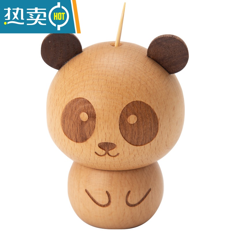 敬平实木牙签盒牙签桶个性创意北欧ins家用牙签罐民宿酒店 摆件 全榉木蘑菇牙签盒高清大图