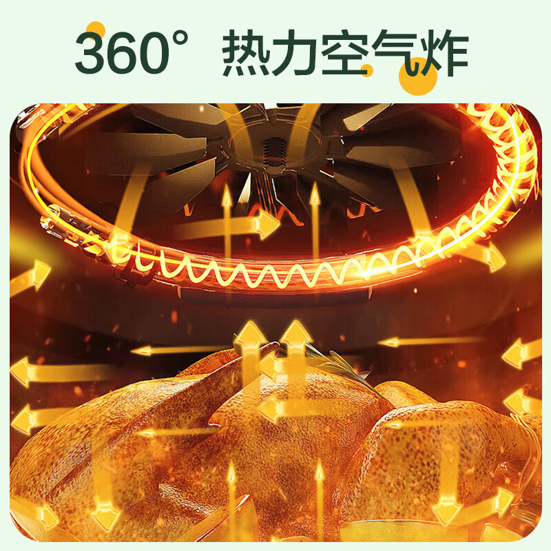 松下可视双屏空气炸锅新款2023厨房家用全自动多功能电炸锅HC150