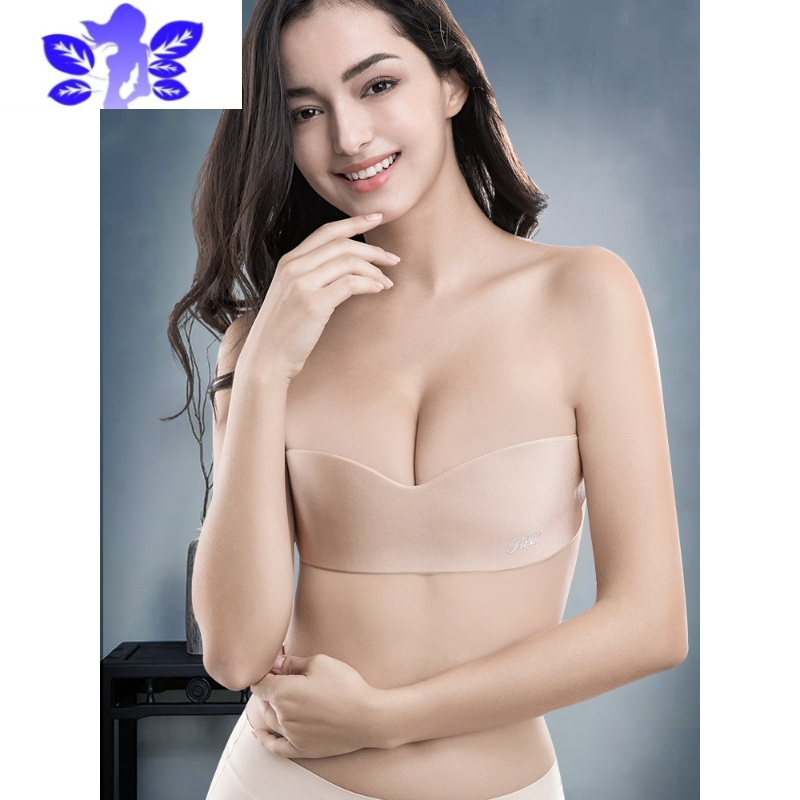 Ideamini胸贴女吊带用夏季薄款一片式显大胸隐形聚拢拍婚纱照礼服专用乳贴