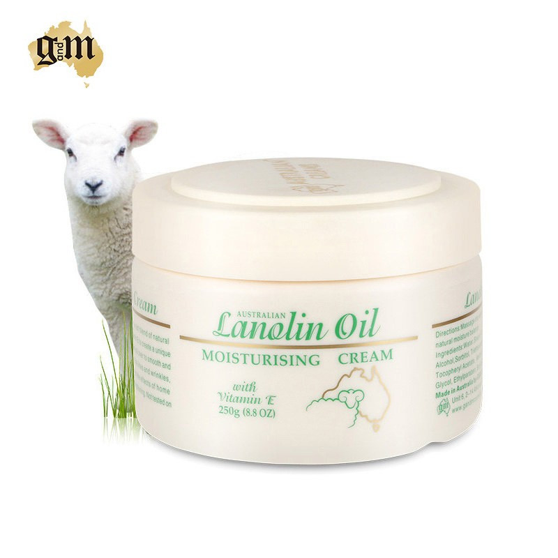 gm澳芝曼 绵羊油面霜补水保湿滋润身体乳霜250g