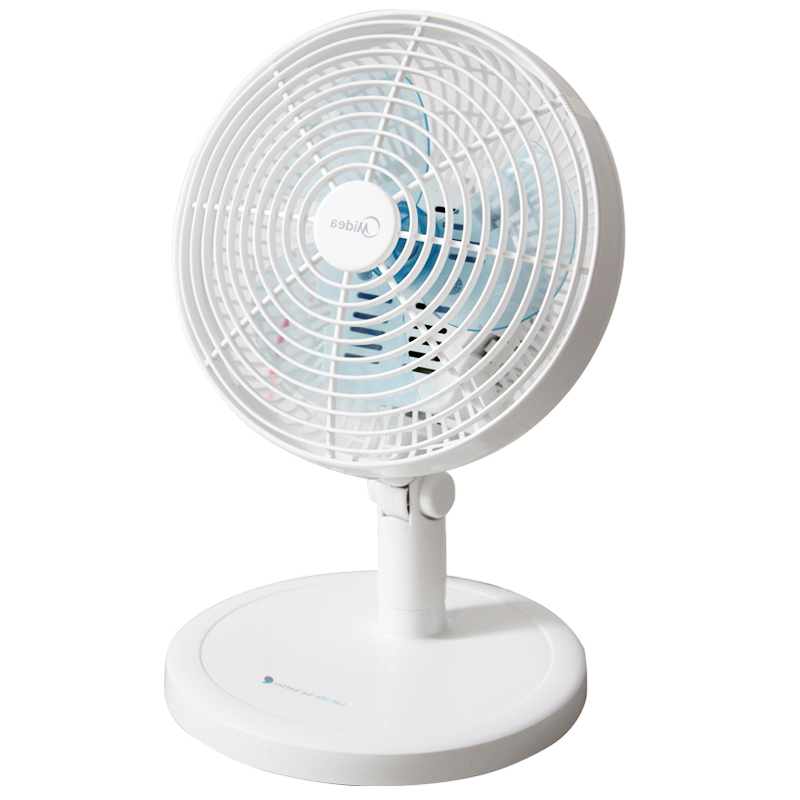 美的(Midea)FTW18-12L 台夹两用扇/电风扇办公室摇头台扇 白色