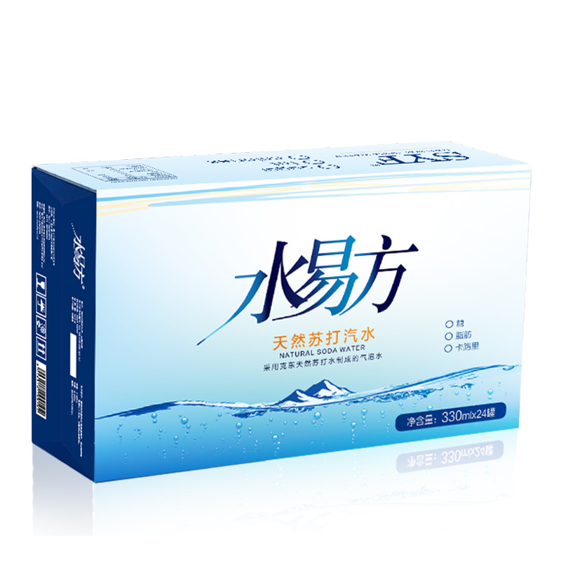 水易方天然苏打汽水330mlx24听