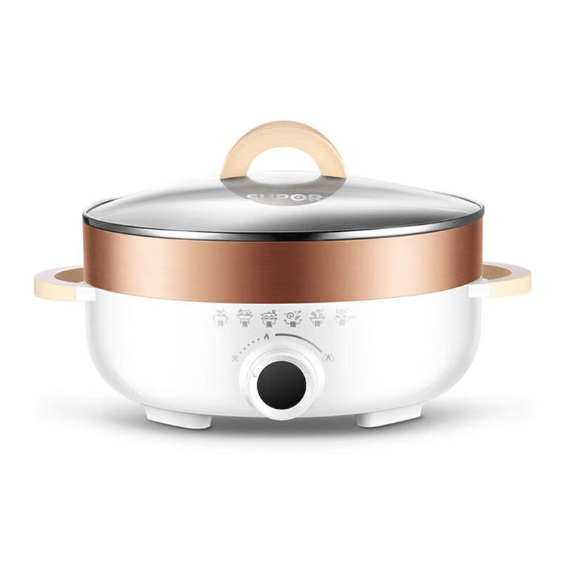 苏泊尔(SUPOR)5.5L多功能家用电火锅多用途锅多用一体锅