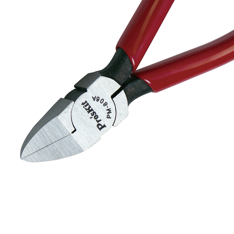 宝工(proskit)6寸大斜角45度薄刀水口钳 斜嘴钳 进口斜口钳子 pm-806