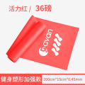 伽梵拉力片拉力带 红色拉力带【36磅·长200cm厚0.45mm】