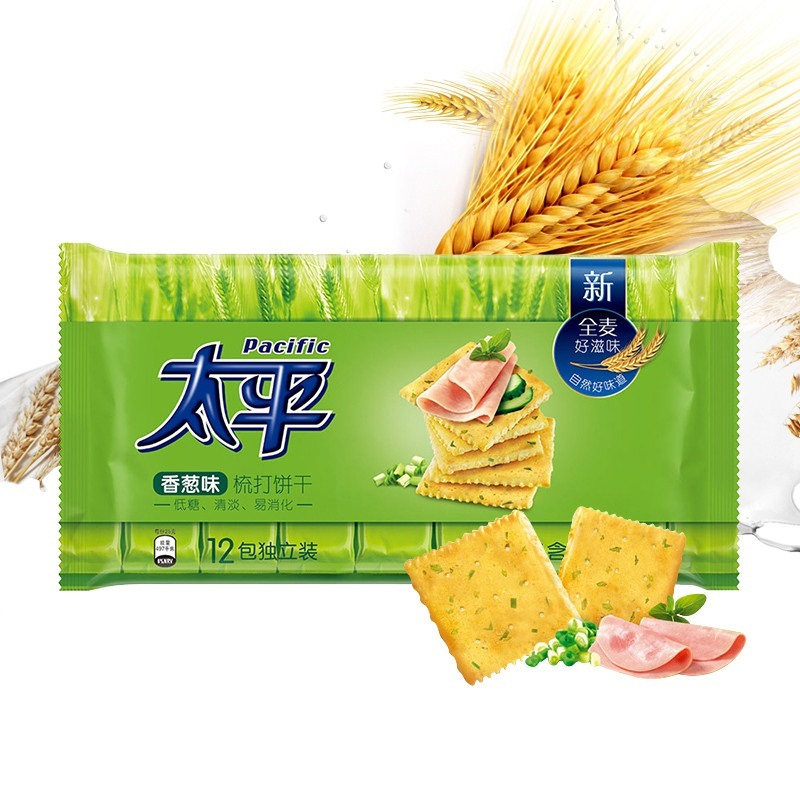 太平 梳打饼干（香葱口味）300g/袋（12包）