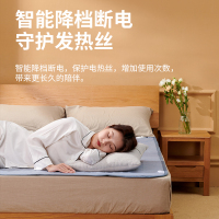 先锋电热毯双人家用除螨双温双控电褥子抑菌棉麻宿舍学生调温官方正品安全水暖毯DRT-180*80