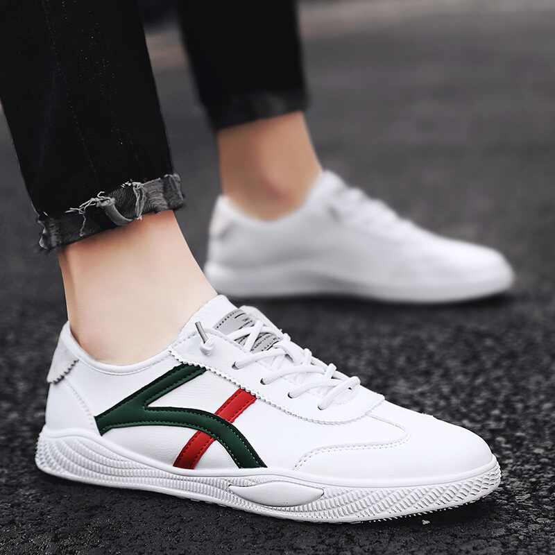 梵克公牛鞋男鞋透气潮流阿甘鞋2021新款潮鞋百搭休闲小白鞋子男板鞋