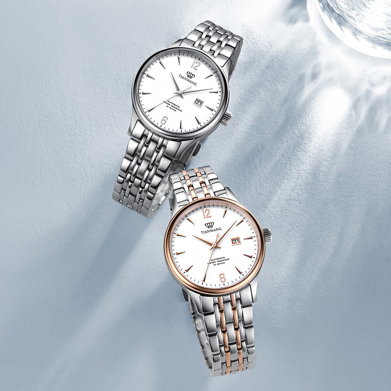 [送时尚手链][支持后盖定制刻字服务]天王表女表 正品时尚休闲女表