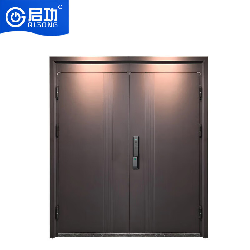 启功钢制防盗门入户门住宅小区家用安全防盗门推拉大门