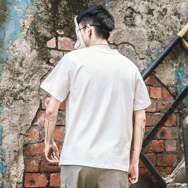 东京衣柜男装夏季新款嘻哈印花潮流休闲短袖T恤男学生宽松上衣男t