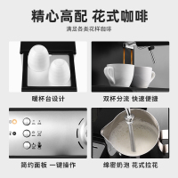 东菱(Donlim)咖啡机家用小型20BAR萃取 蒸汽式打奶泡 全半自动一体意式咖啡机 DL-KF6001