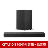 哈曼卡顿Citation700 回音壁+低音炮 5.1家庭影院套装 电视音响 家用环绕客厅无线蓝牙音箱黑色