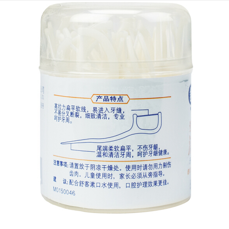 舒客 专业洁齿牙线棒 50支