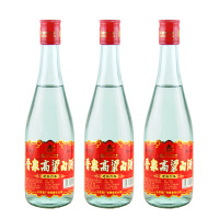 太原酒厂晋泉高粱白酒 42度老熟6年陈酿 450ml*3瓶 白酒 裸瓶 山西特产