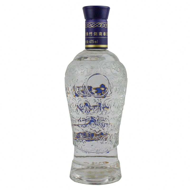 四川剑南春酒厂出品 绵竹大曲 珍品蓝盒 52度475ml 1瓶装 浓香型