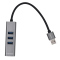 联想拓展坞线材A615 灰色（USB3.0分线器+USB转RJ45千兆网口）