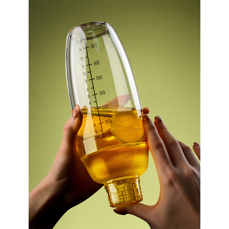 智美环球 雪克杯手打柠檬茶制作工具全套装调酒器 [8件套]500ML/量壶/量杯/防溅盖/柠檬锤高清大图