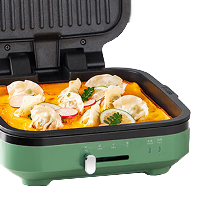 摩飞电器 MR8600 双面加热电饼铛 清新绿高清大图