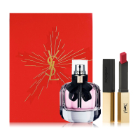 圣罗兰(YSL)反转巴黎女士香水EDP 30ml+小金条口红21#2.2g 礼盒装