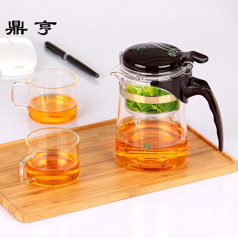 鼎亨台湾76飘逸杯办公室茶水分离泡茶壶过滤玻璃冲茶器家用沏茶茶