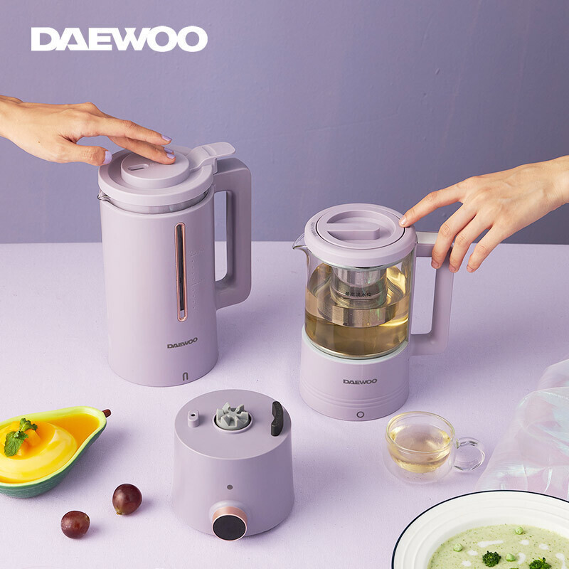 大宇(DAEWOO) 破壁机+养生壶 DY-SM02 暮光紫 预售7天