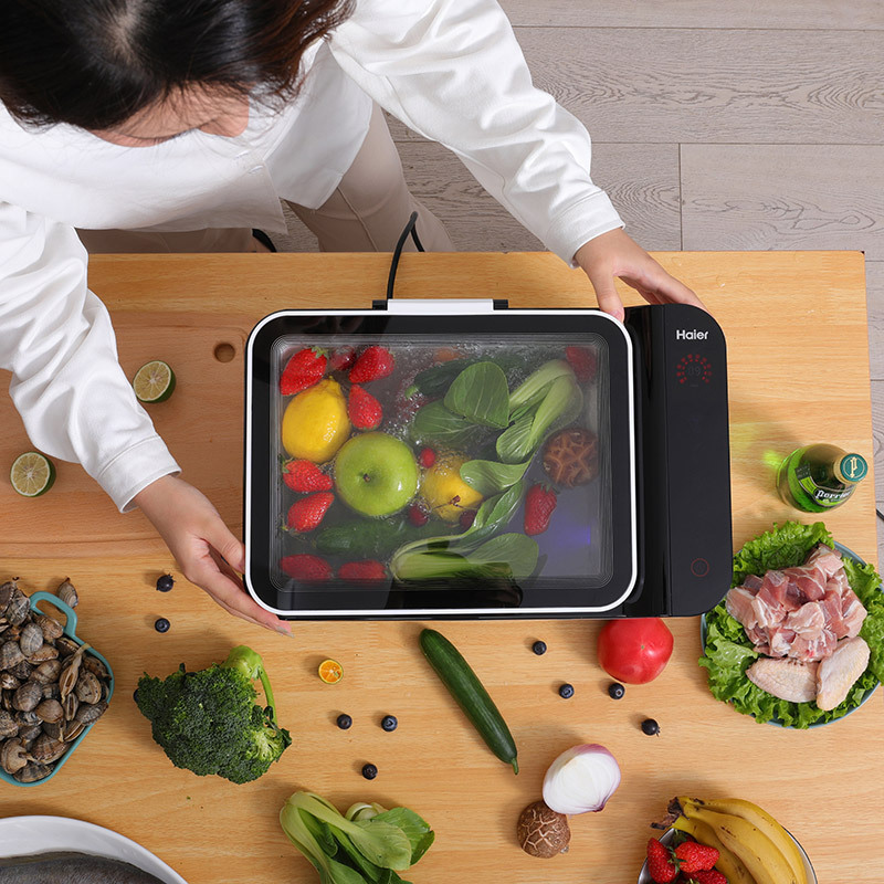 海尔haierhjt912果蔬机家用去农残食材净化机净食机z