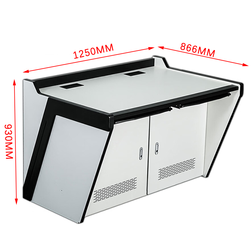 鑫金虎 监控台操作调度中心指挥台双联1250*866*930mm高清大图