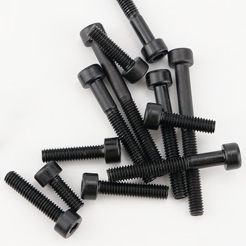 海斯迪克 8.8级发黑(淬火)杯头螺丝 GB70 内六角圆柱头螺栓螺钉HKsq-393 M16×70半牙(10个)