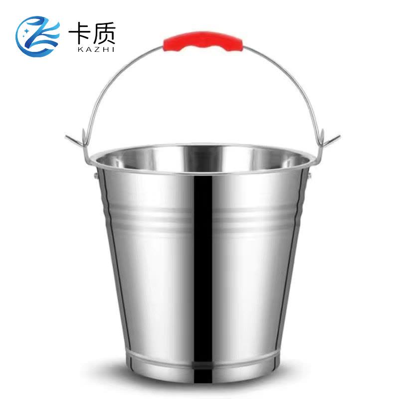 卡质 不锈钢手提水桶16L 个图片