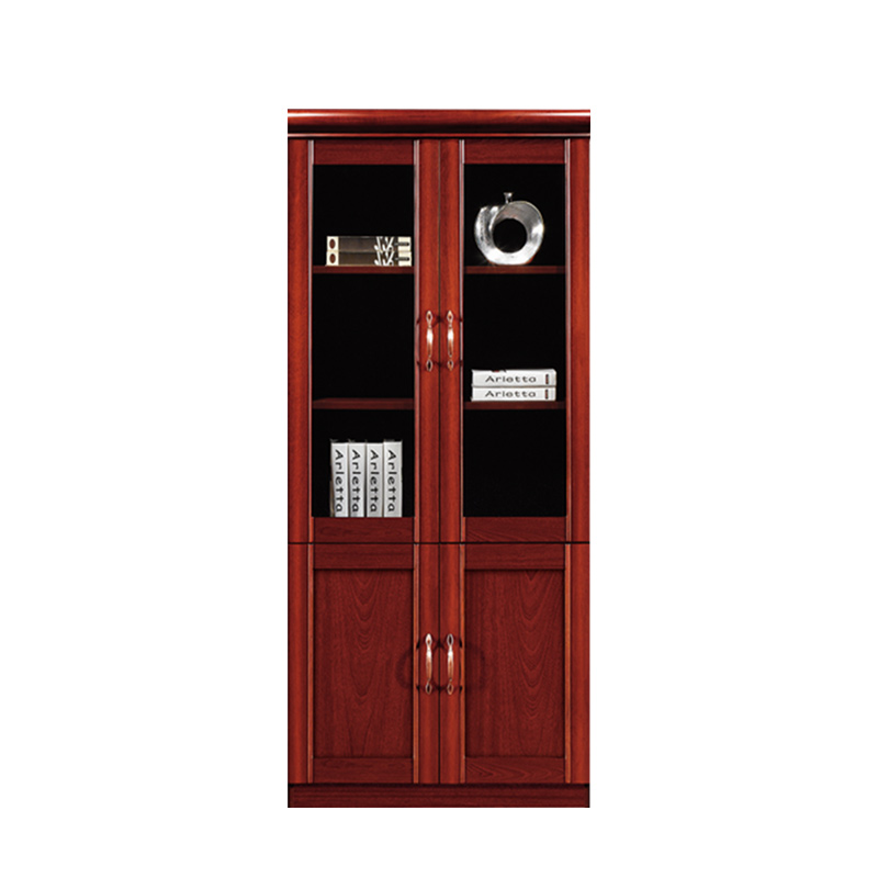 中豫鑫泽 ZYXZ4052405木质文件柜油漆贴木皮资料柜书柜 二门