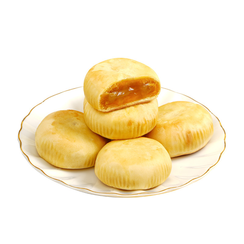 [20包] 流心榴莲饼 传统糕点心0蔗糖糕点点心馅饼充饥夜宵休闲零食品饱腹早餐办公室高清大图