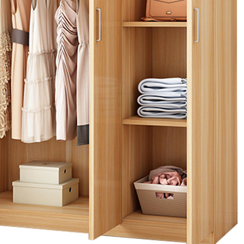 苏兴盛家用衣柜简约储物柜更衣柜3门1.8高宽120深50高清大图