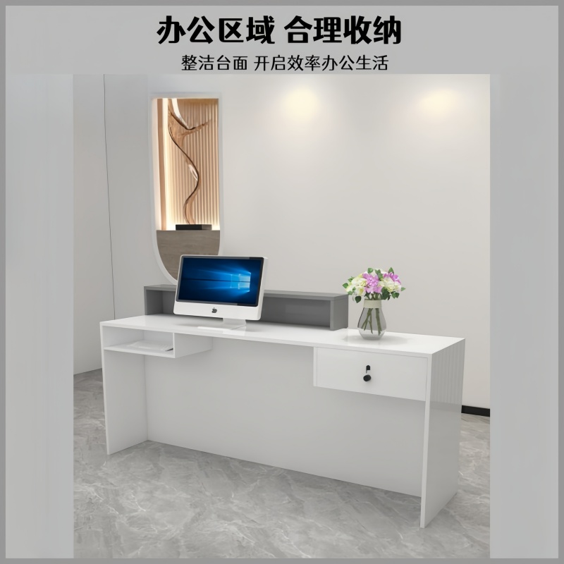 悦兴诚接待桌140*45*100cm张高清大图