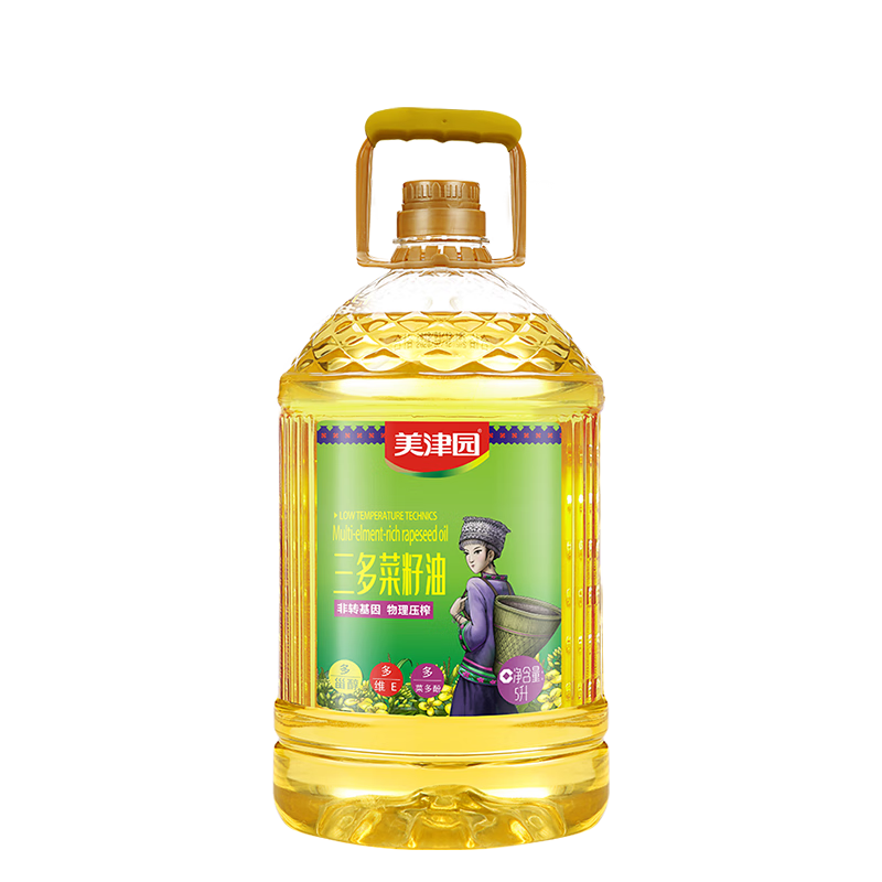美津园三多 菜籽油5L高清大图